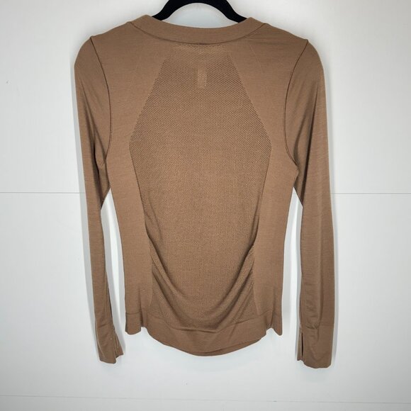 Athleta Foresthill Ascent Top in Rustic Beige - Picture 2 of 6